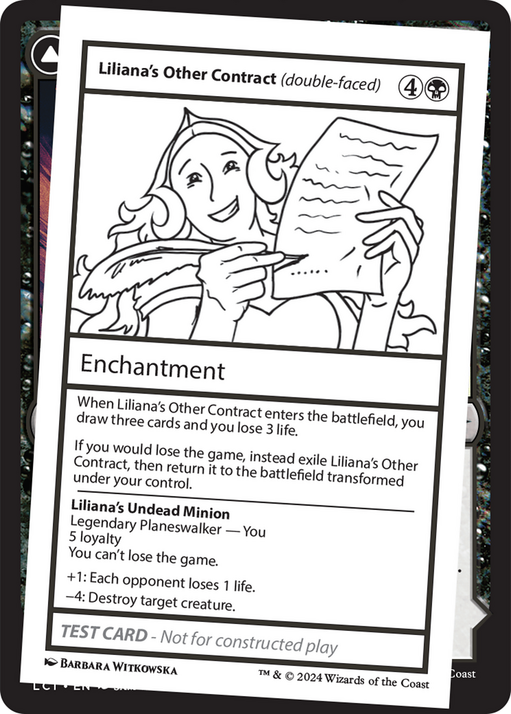 Liliana's Other Contract // Liliana's Undead Minion (MB2PC-312)