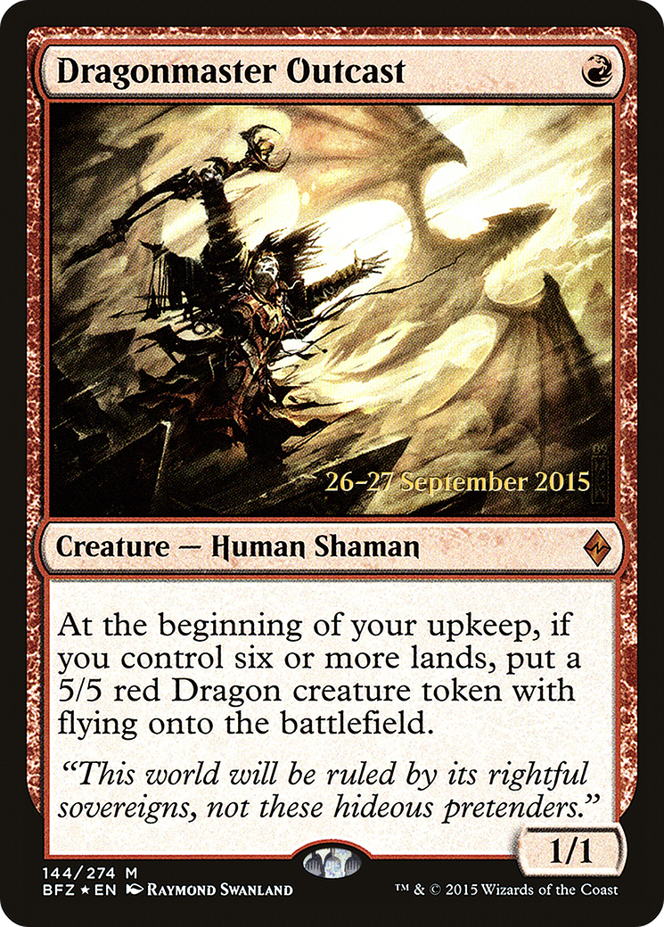 Dragonmaster Outcast (PRE-144S) (Foil)