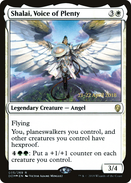 Shalai, Voice of Plenty (PRE-35S) (Foil)