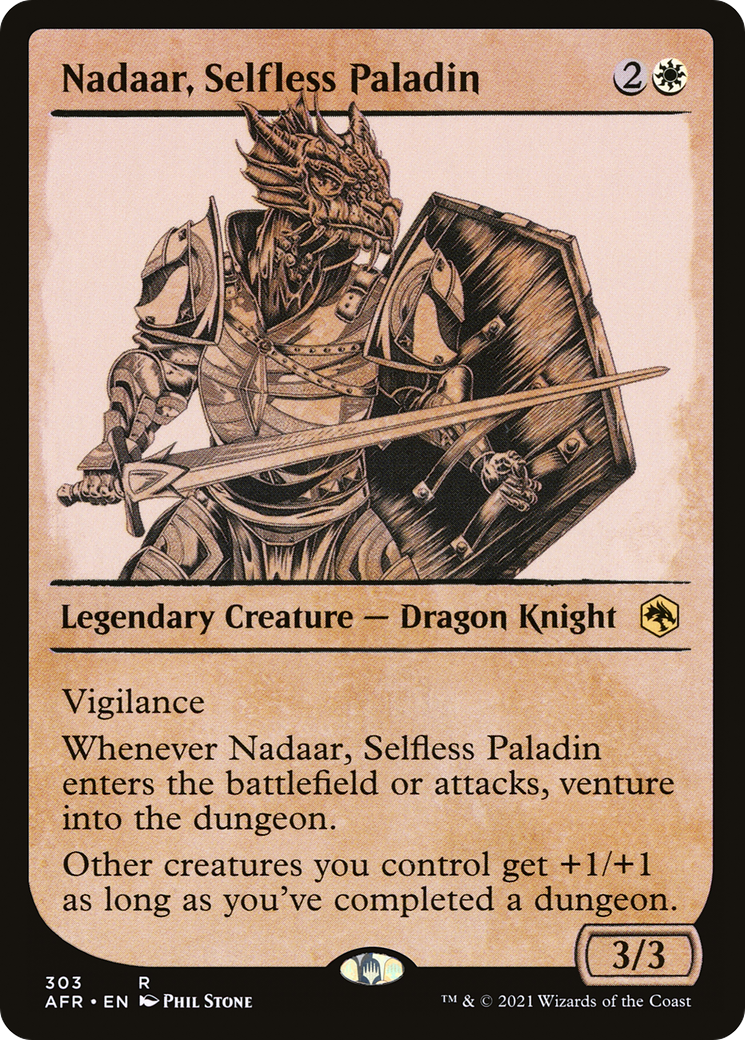 Nadaar, Selfless Paladin (AFR-303) (Showcase)