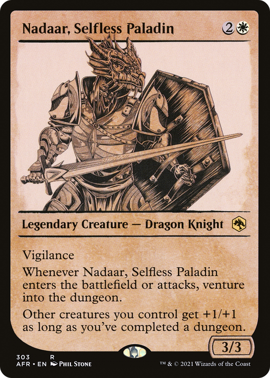 Nadaar, Selfless Paladin (AFR-303) (Showcase) (Foil)