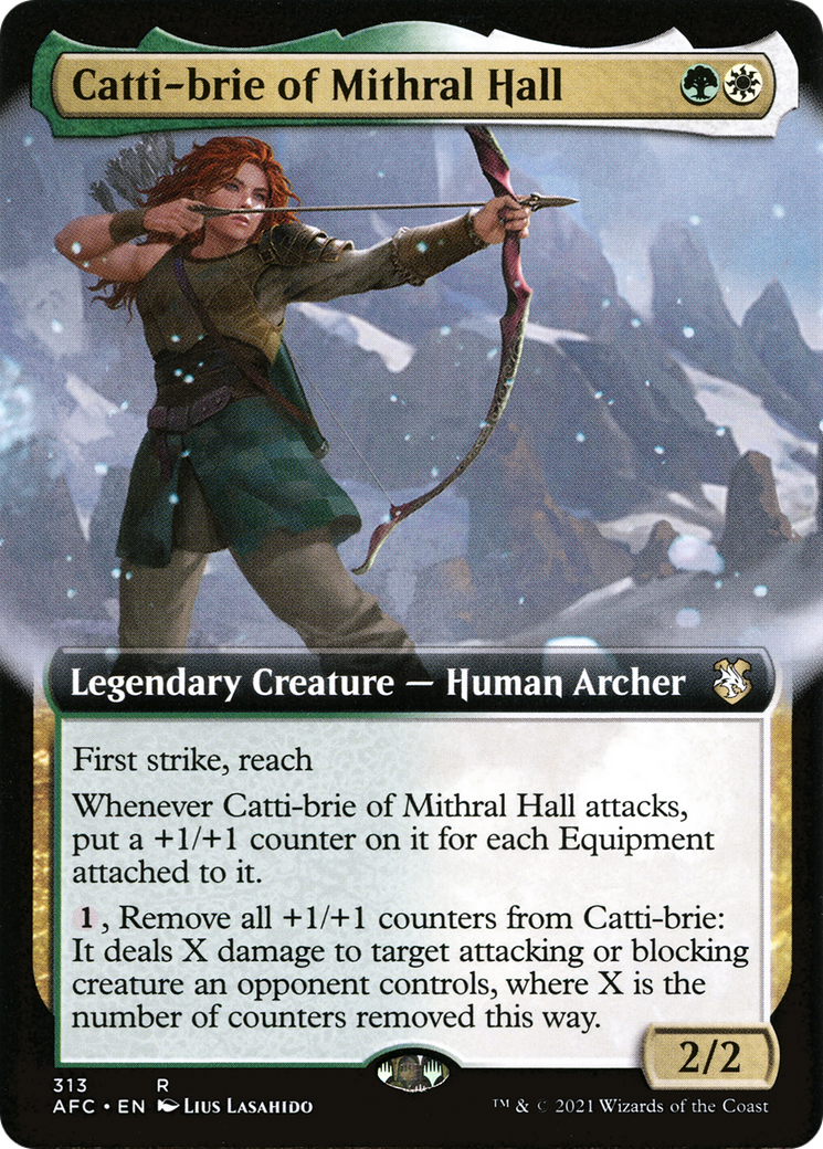 Catti-brie of Mithral Hall (AFC-313) (Extended Art)