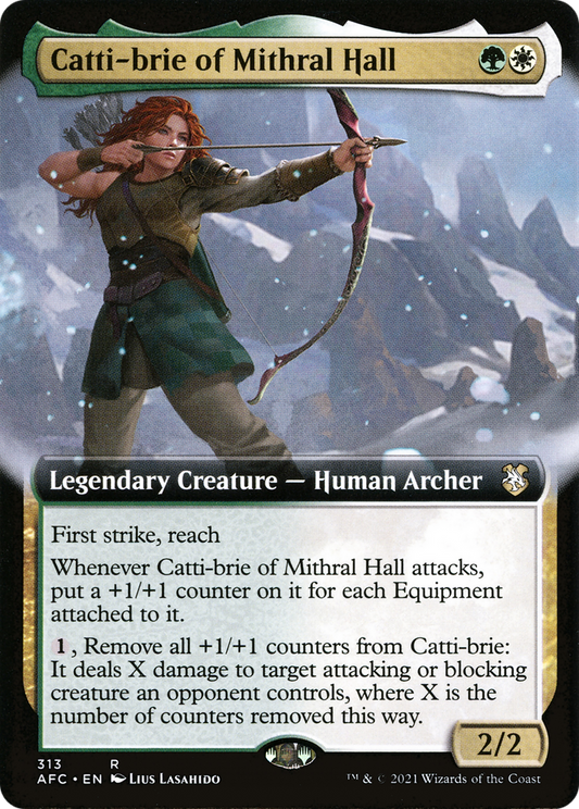 Catti-brie of Mithral Hall (AFC-313) (Extended Art)