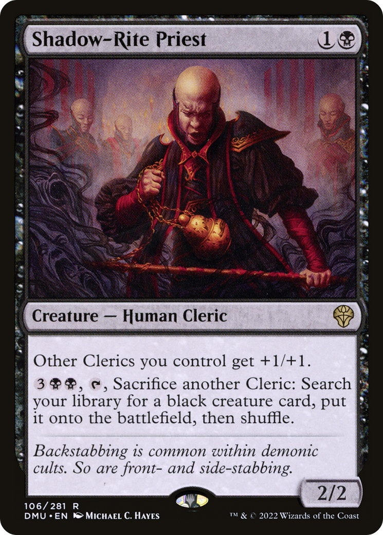 Shadow-Rite Priest (DMU-106) (Foil)