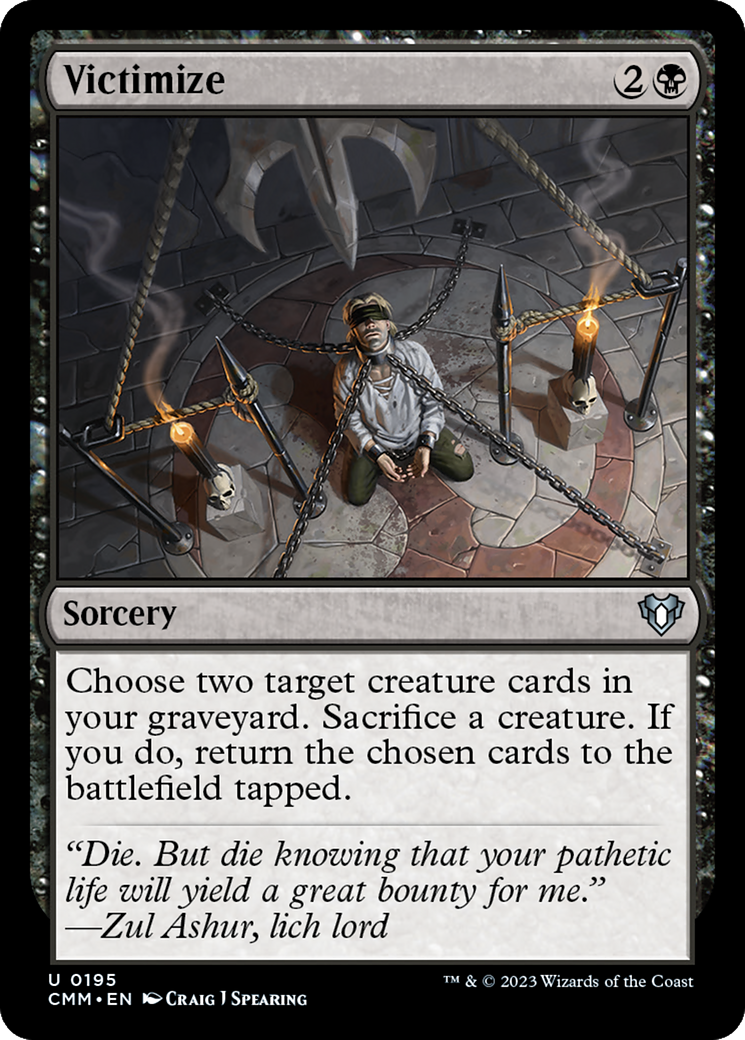 Victimize (CMM-195) (Foil)