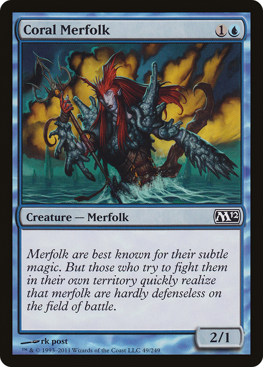 Coral Merfolk (M12-049) (Foil)