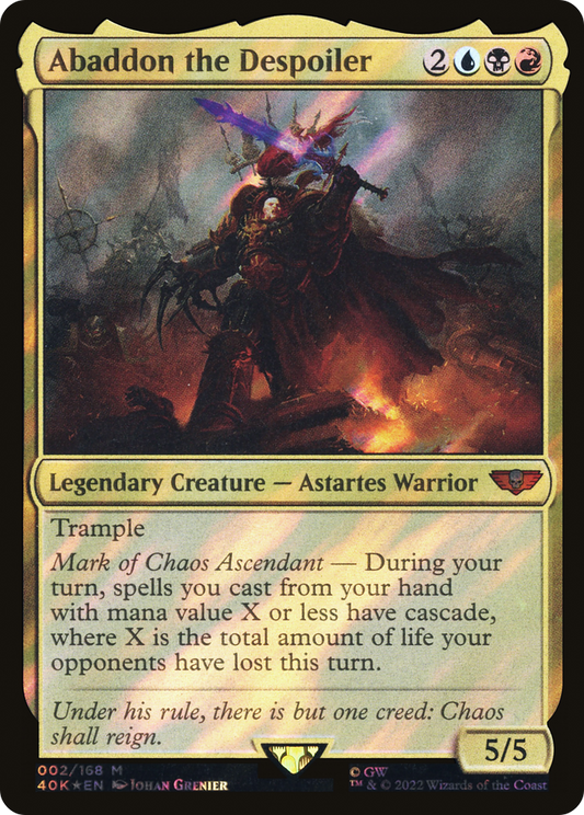 Abaddon the Despoiler (40K-002) (Surge Foil)
