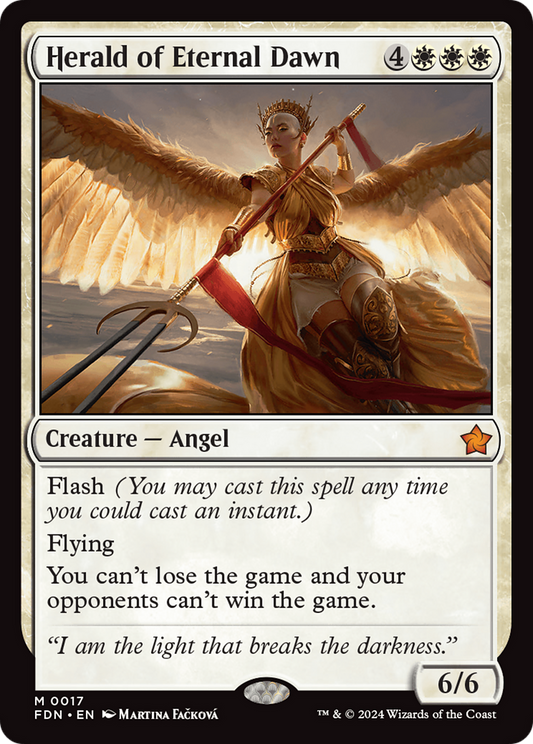 Herald of Eternal Dawn (FDN-017) (Foil)