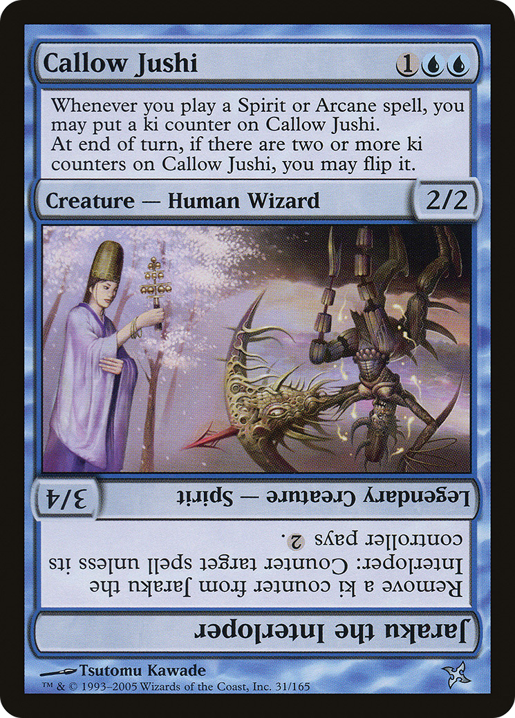 Callow Jushi // Jaraku the Interloper (BOK-031) (Foil)