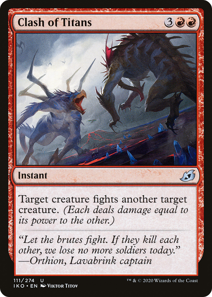 Clash of Titans (IKO-111) (Foil)