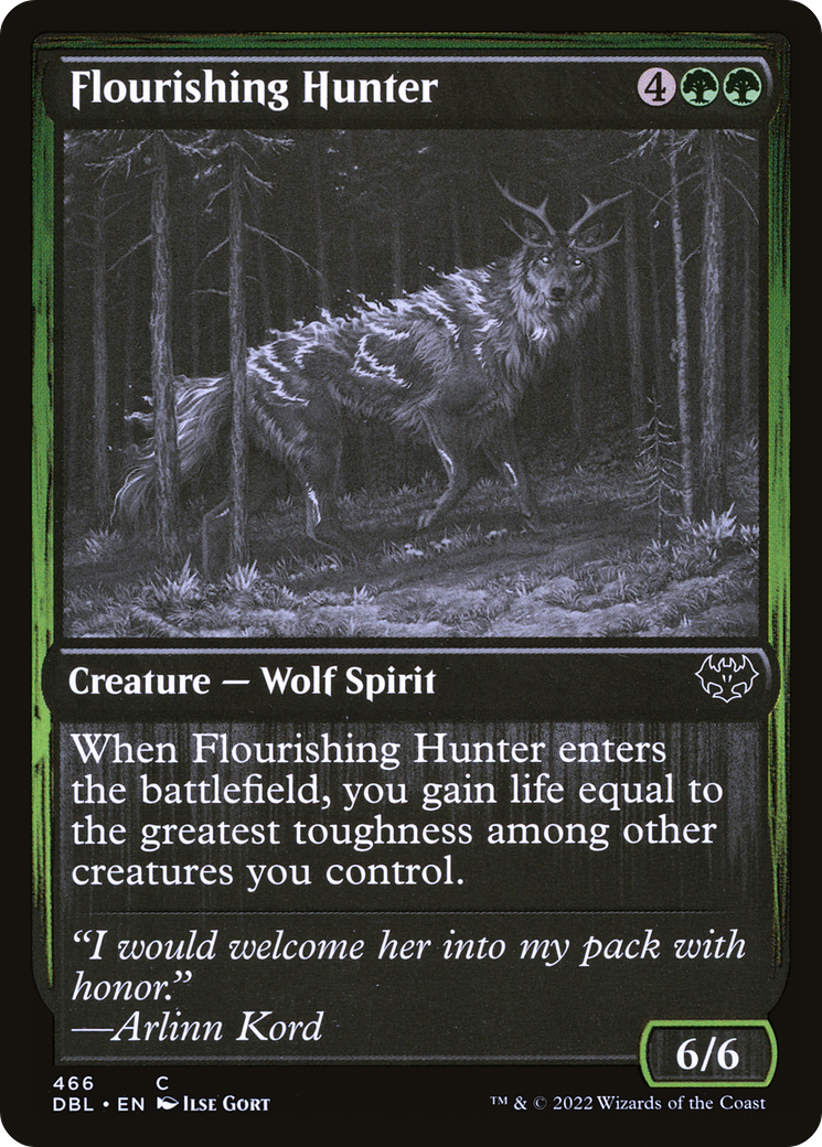 Flourishing Hunter (DBL-466) (Foil)