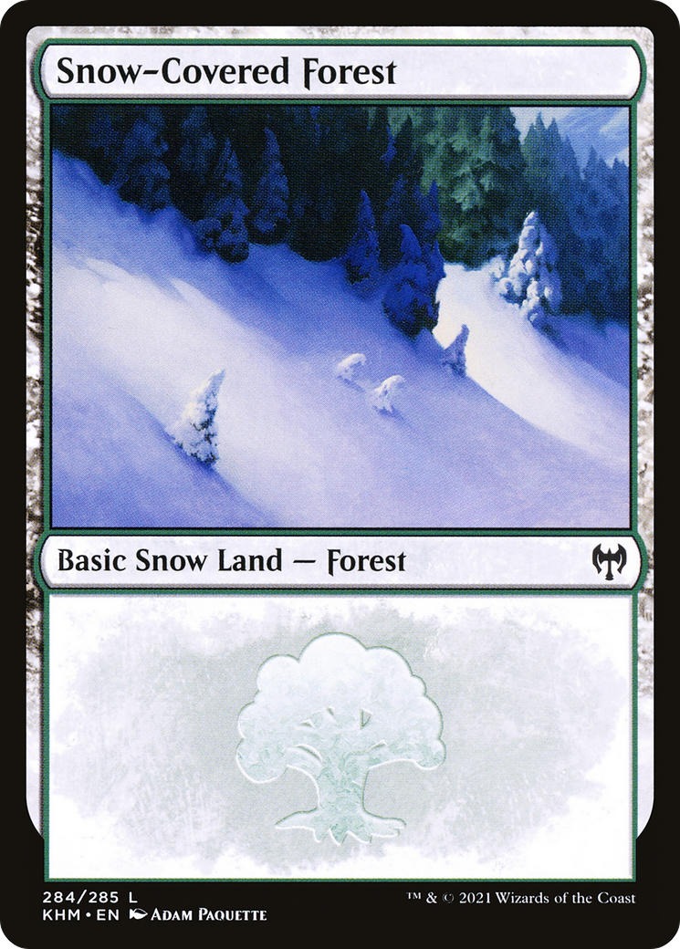 Snow-Covered Forest (KHM-284) (Foil)