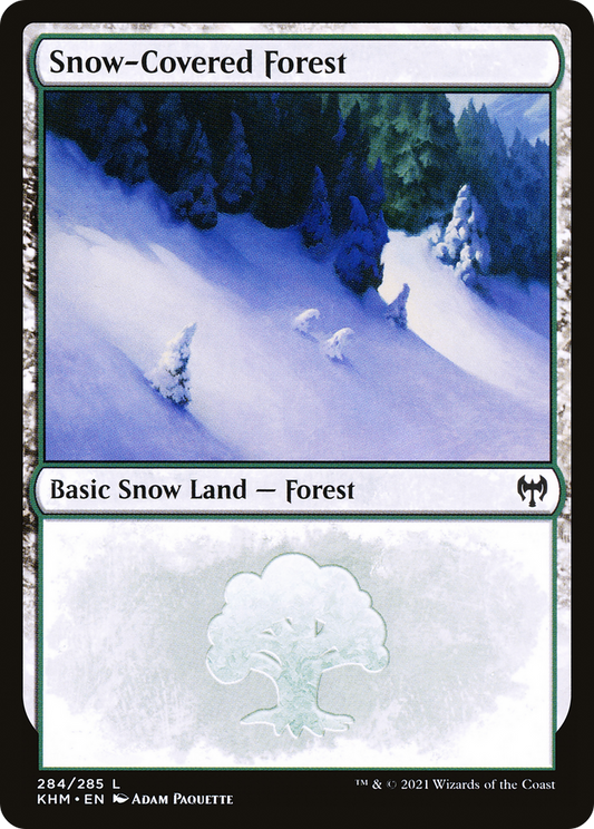 Snow-Covered Forest (KHM-284) (Foil)