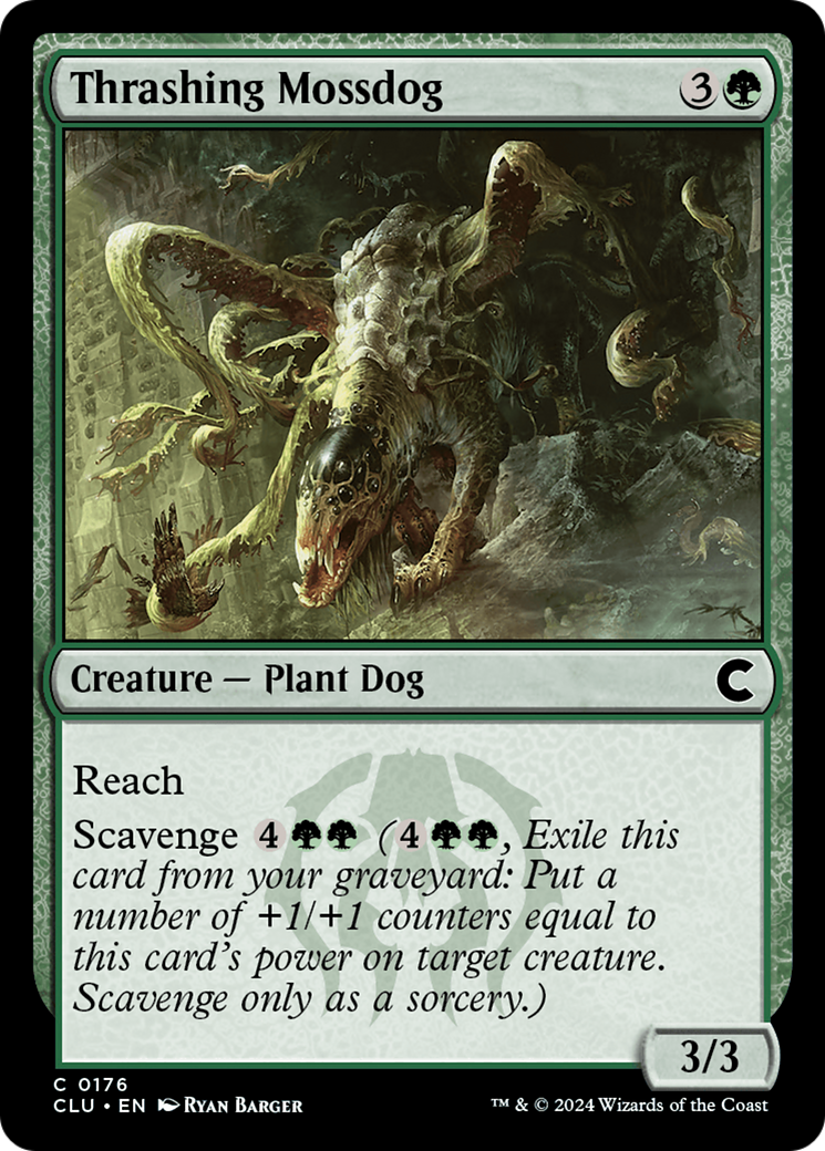 Thrashing Mossdog (CLU-176)
