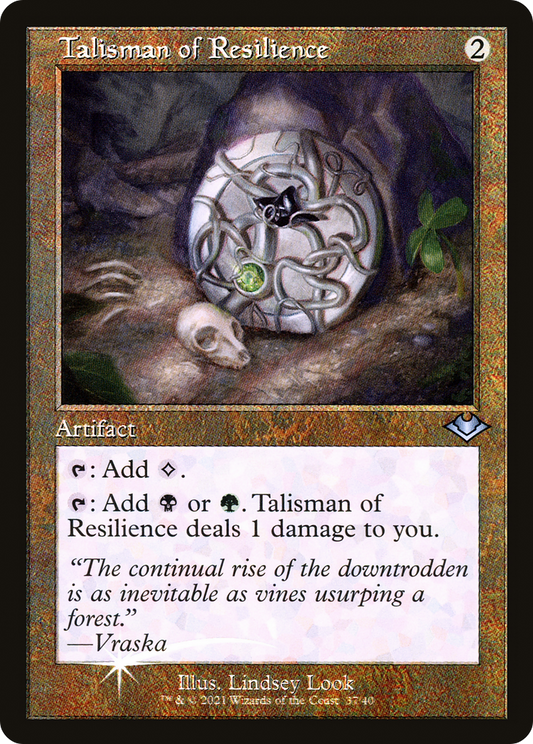 Talisman of Resilience (MH1-037) (Etched Foil)