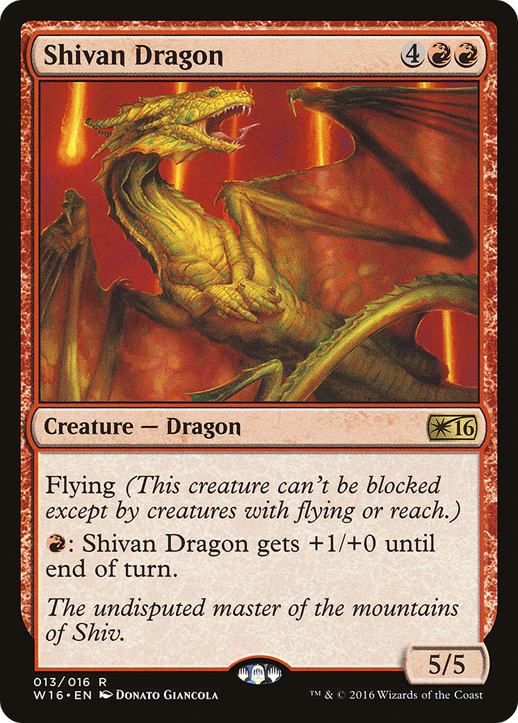 Shivan Dragon (W16-013)