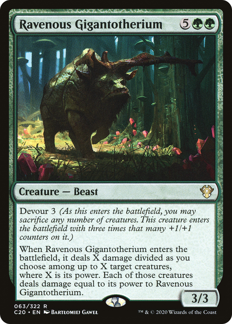 Ravenous Gigantotherium (C20-063)