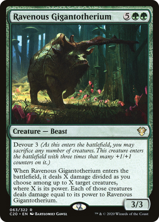 Ravenous Gigantotherium (C20-063)
