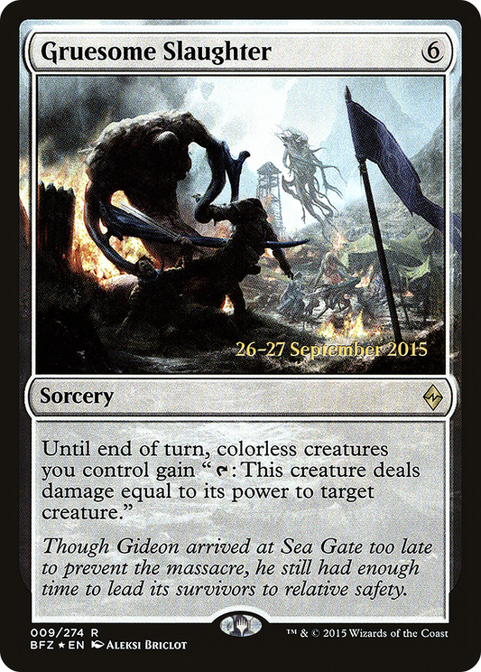 Gruesome Slaughter (PRE-09S) (Foil)