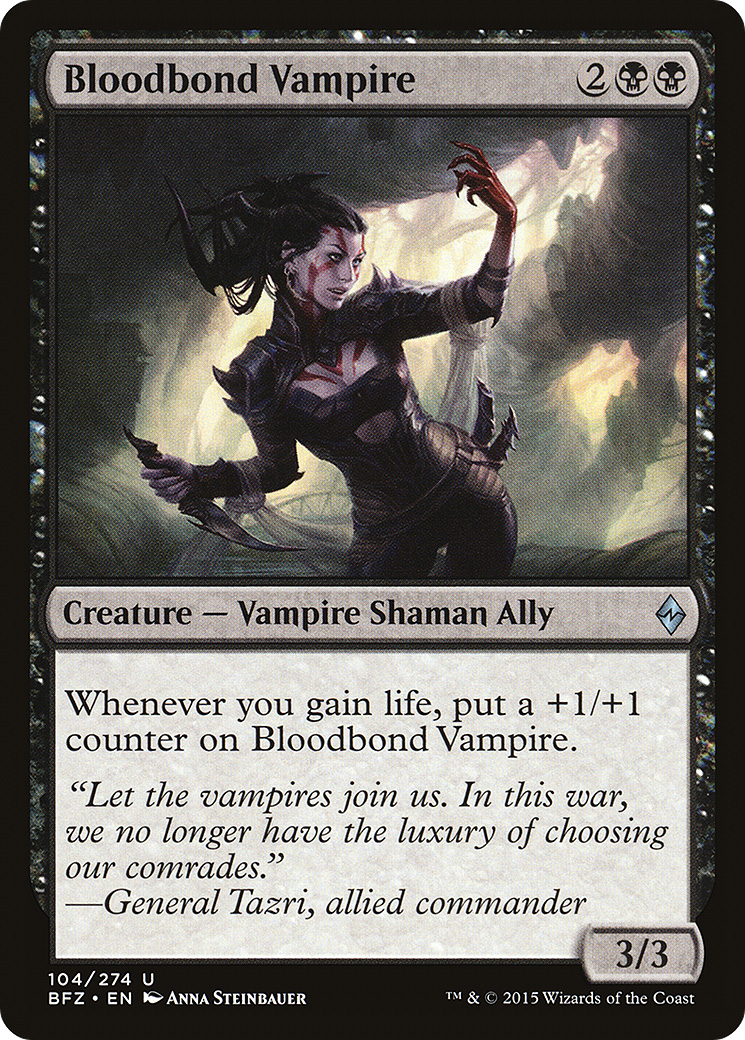 Bloodbond Vampire (BFZ-104) (Foil)
