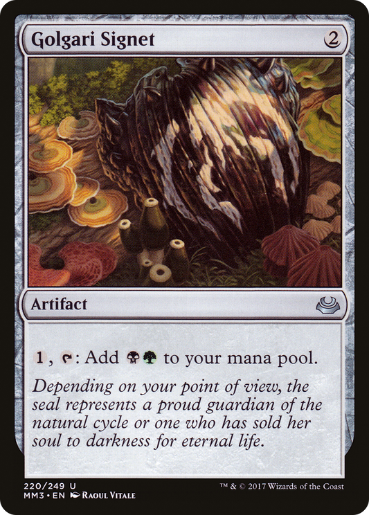 Golgari Signet (MM3-220)