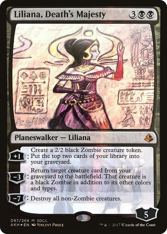 Liliana, Death's Majesty (MEDIA-097) (Foil)