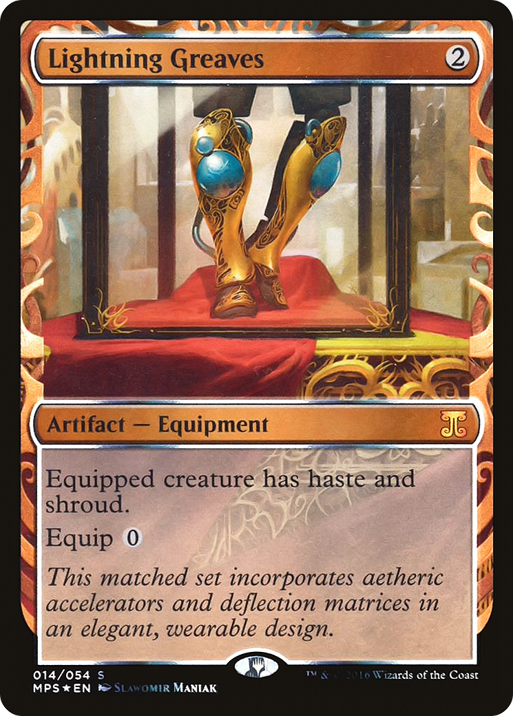 Lightning Greaves (MPS-014) (Foil)