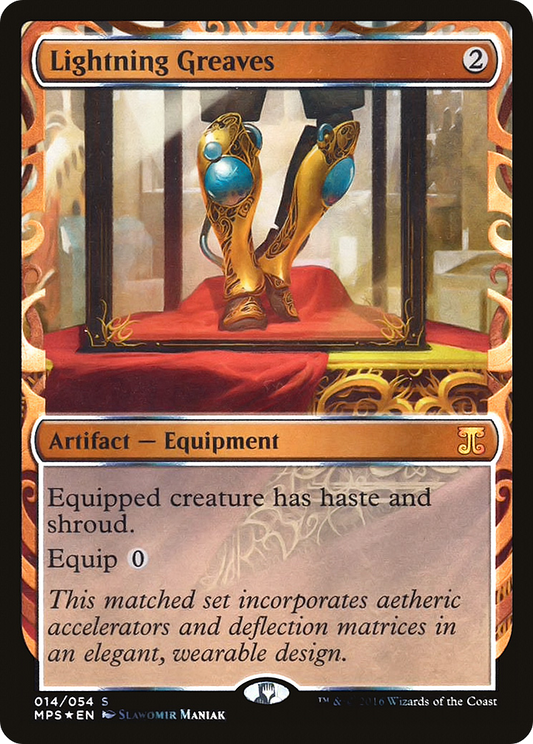 Lightning Greaves (MPS-014) (Foil)
