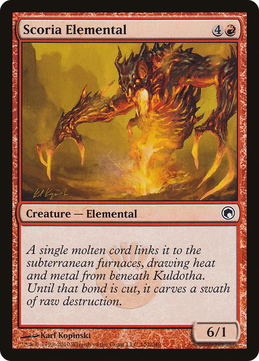 Scoria Elemental (SOM-102) (Foil)