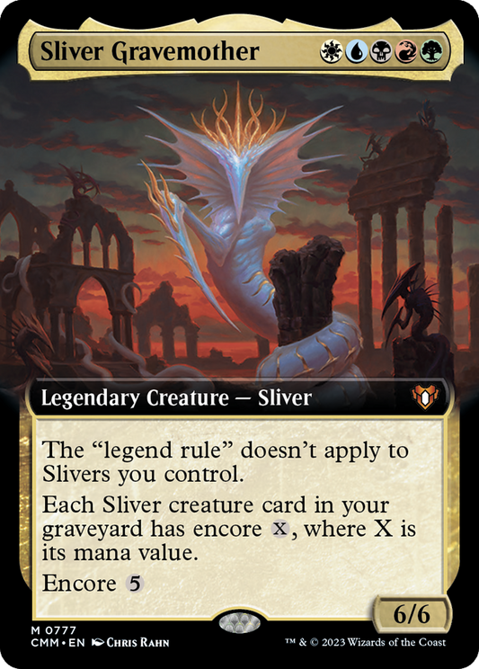 Sliver Gravemother (CMM-777) (Extended Art) (Foil)