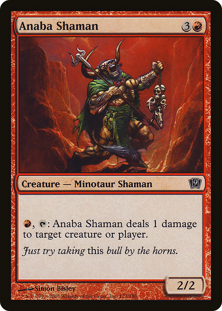 Anaba Shaman (9ED-172★) (Foil)