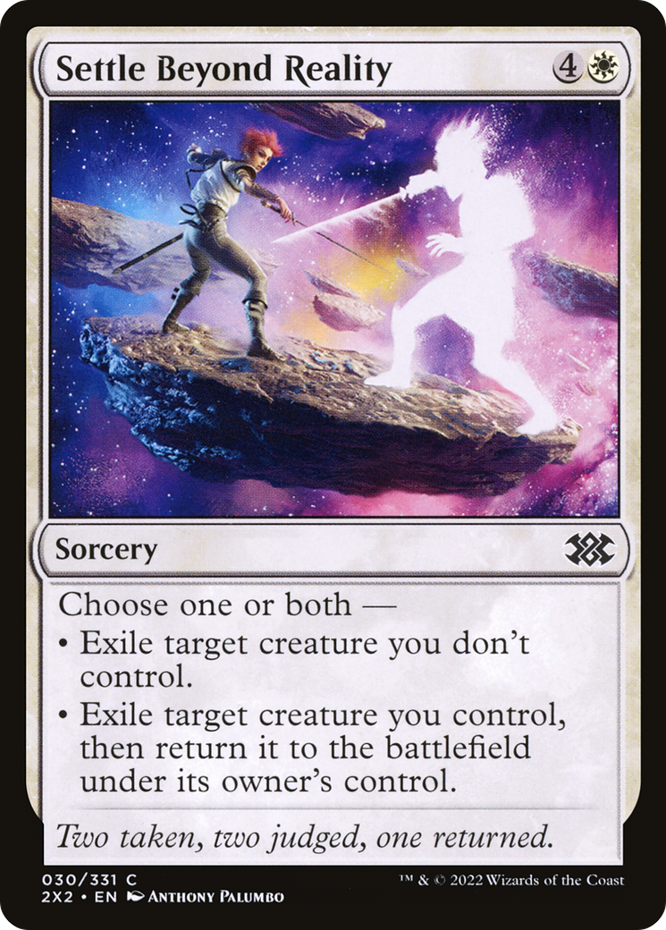 Settle Beyond Reality (2X2-030)
