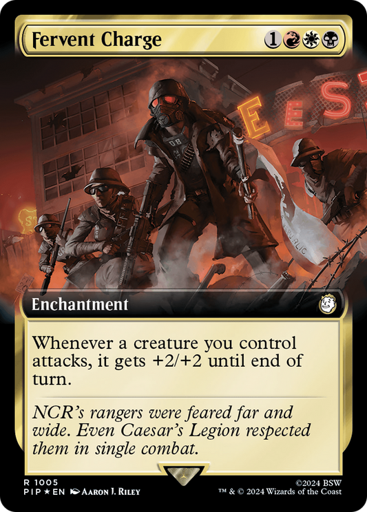 Fervent Charge (PIP-1005) (Extended Art) (Surge Foil)