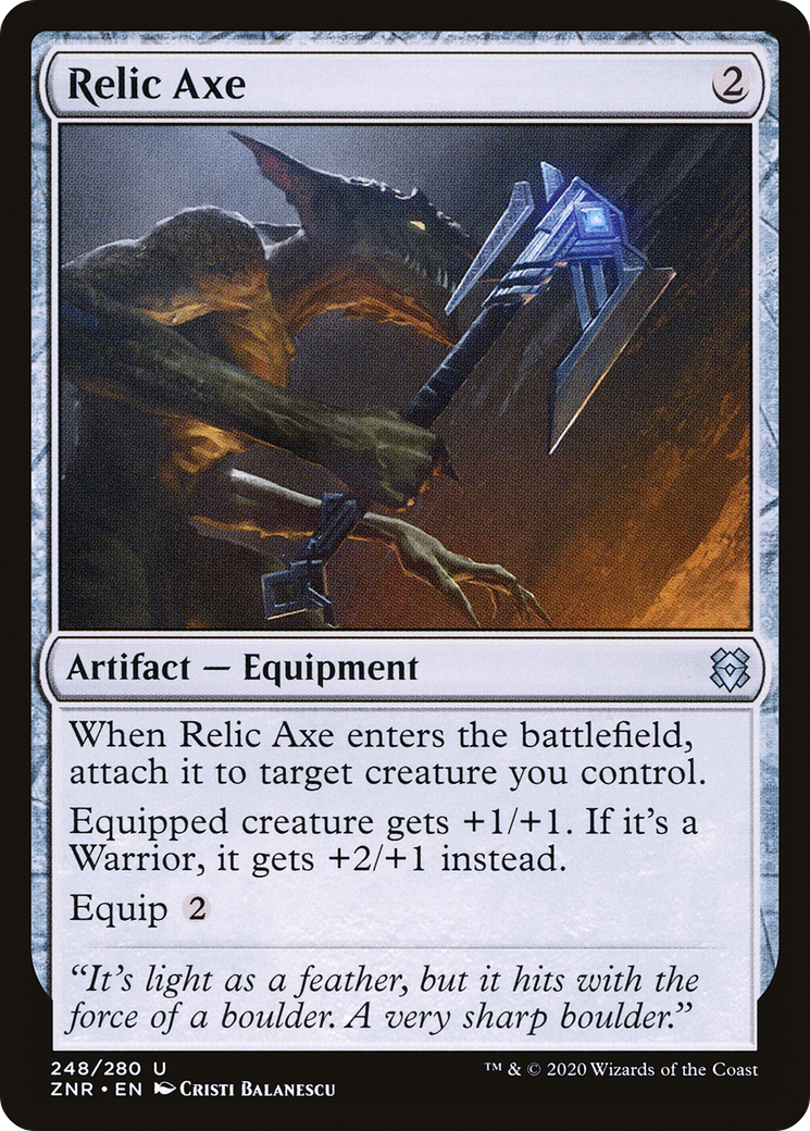Relic Axe (ZNR-248) (Foil)