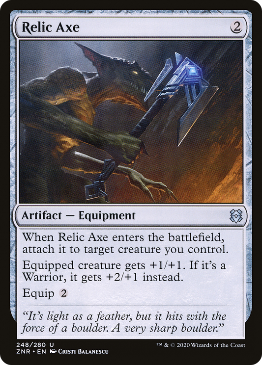 Relic Axe (ZNR-248) (Foil)