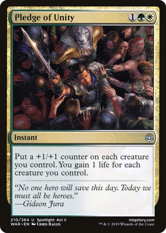 Pledge of Unity (WAR-210)