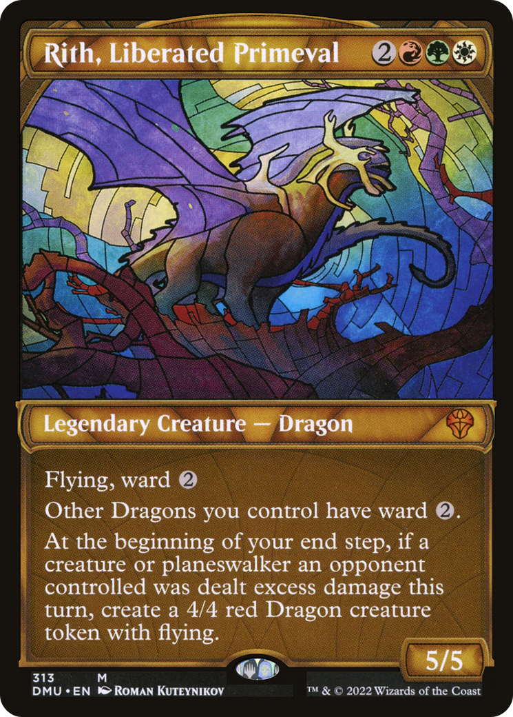 Rith, Liberated Primeval (DMU-313) (Showcase) (Foil)