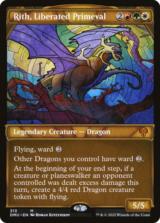 Rith, Liberated Primeval (DMU-313) (Showcase) (Foil)