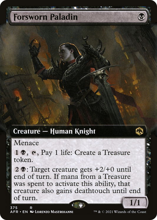 Forsworn Paladin (AFR-375) (Extended Art)