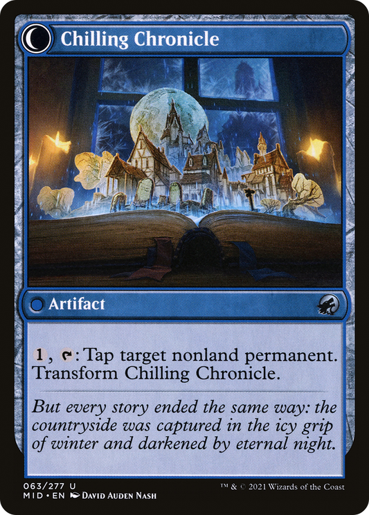 Mysterious Tome // Chilling Chronicle (MID-063) (Foil)