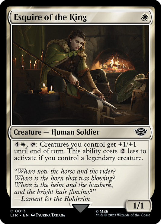 Esquire of the King (LTR-013)