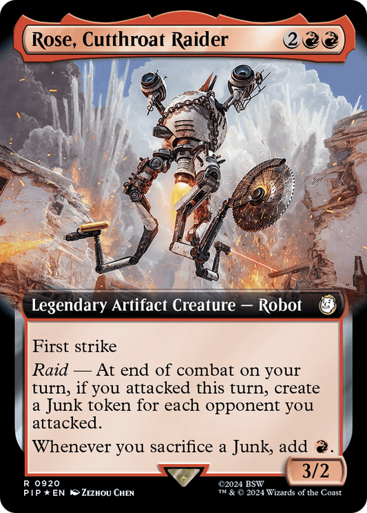 Rose, Cutthroat Raider (PIP-920) (Extended Art) (Surge Foil)