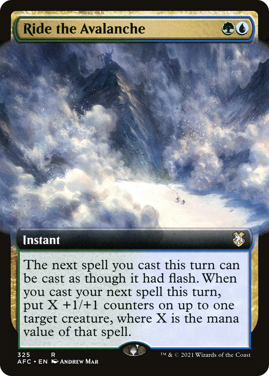Ride the Avalanche (AFC-325) (Extended Art)