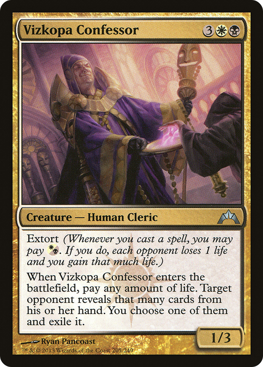 Vizkopa Confessor (GTC-205) (Foil)