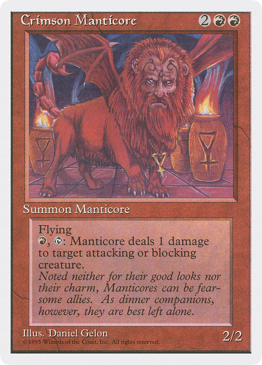 Crimson Manticore (4ED-183)