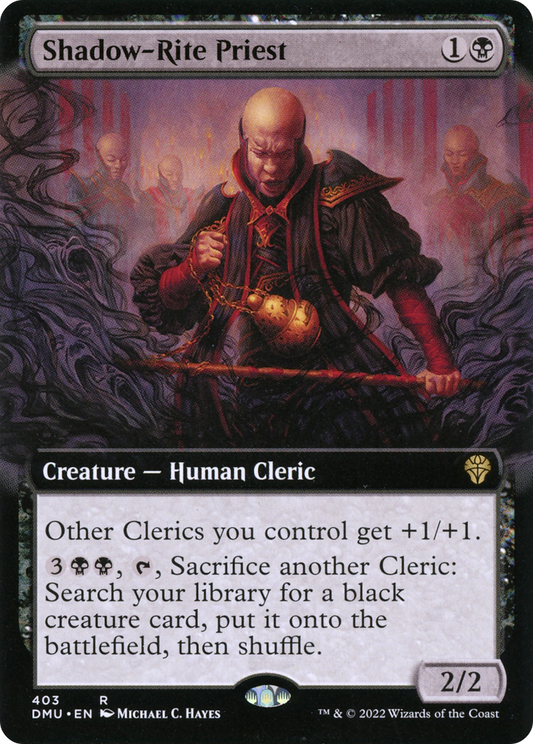 Shadow-Rite Priest (DMU-403) (Extended Art) (Foil)