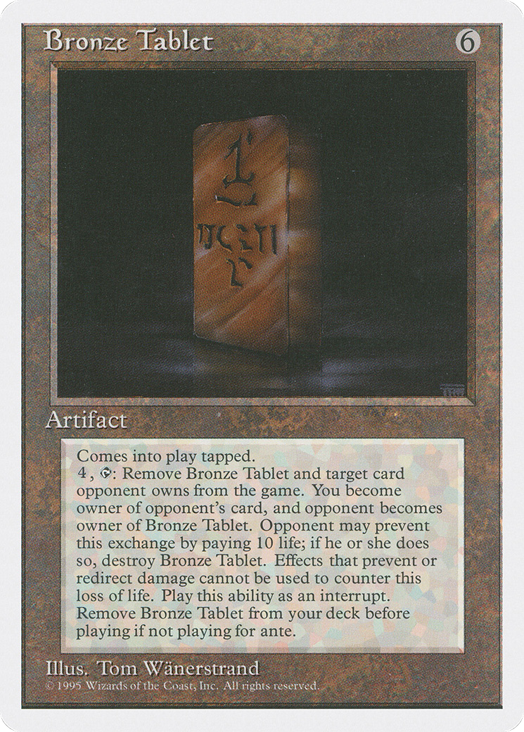 Bronze Tablet (4ED-303)