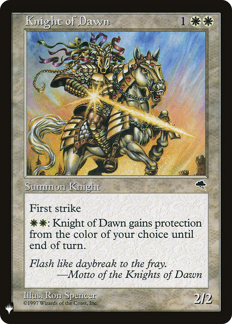 Knight of Dawn (LIST-TMP-26)