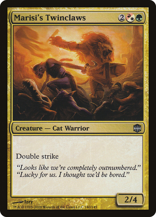 Marisi's Twinclaws (ARB-140)