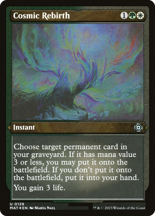 Cosmic Rebirth (MAT-128) (Etched Foil)
